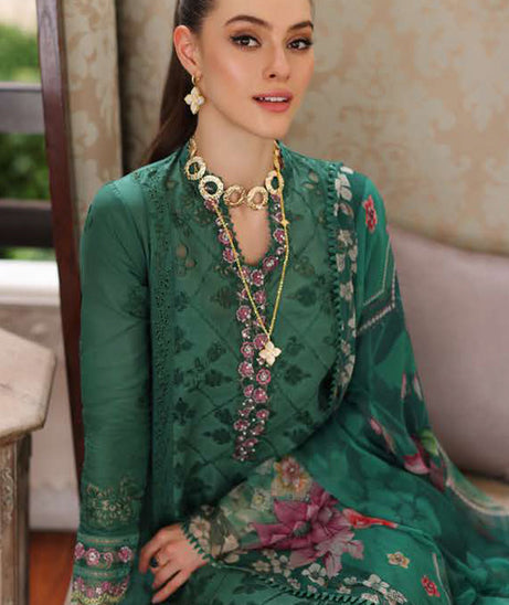 Noor By Saadia Asad Luxury Chikankari Lawn'24 D#4-A