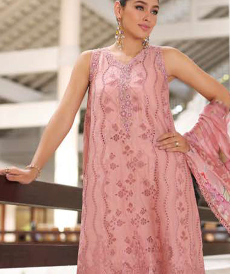 Noor By Saadia Asad Luxury Chikankari Lawn'24 D#4-B