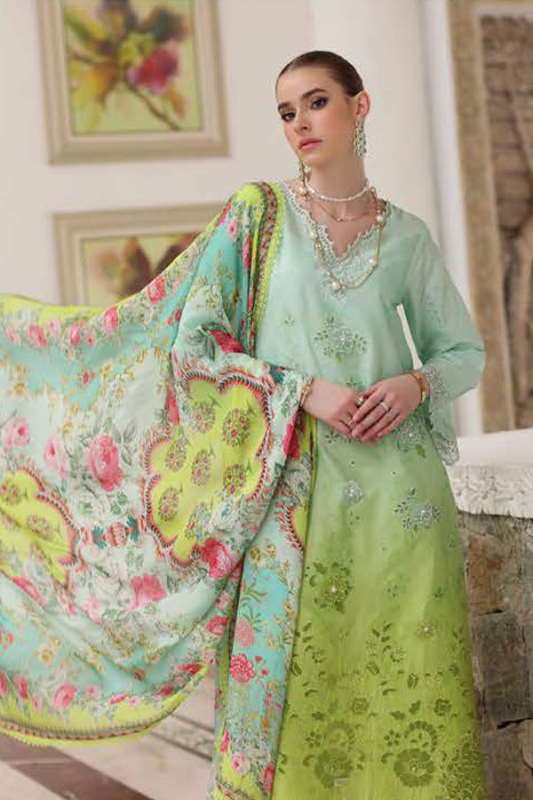 Noor By Saadia Asad Luxury Chikankari Lawn'24 D#5-A