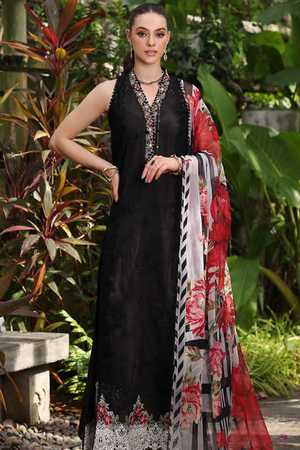 Noor By Saadia Asad Luxury Chikankari Lawn'24 D#6-A