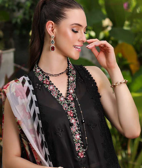 Noor By Saadia Asad Luxury Chikankari Lawn'24 D#6-A