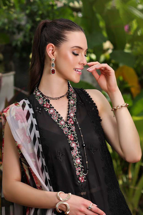 Noor By Saadia Asad Luxury Chikankari Lawn'24 D#6-A