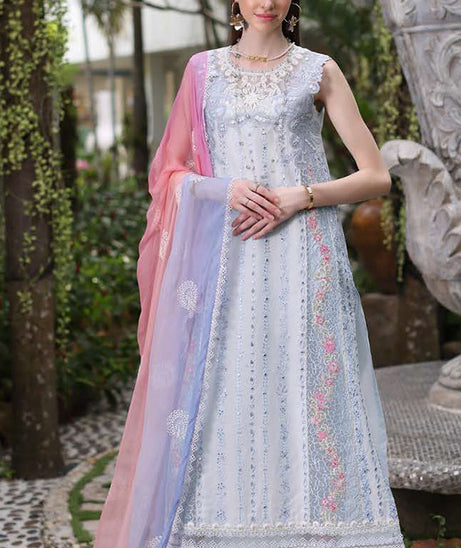 Noor By Saadia Asad Luxury Chikankari Lawn'24 D#7-A