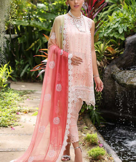 Noor By Saadia Asad Luxury Chikankari Lawn'24 D#7-B