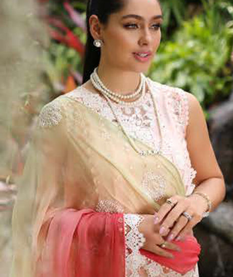 Noor By Saadia Asad Luxury Chikankari Lawn'24 D#7-B