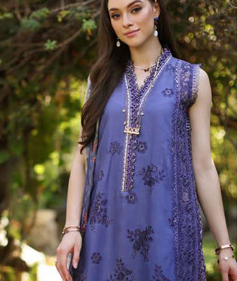 Noor By Saadia Asad Luxury Chikankari Lawn'24 D#8-A