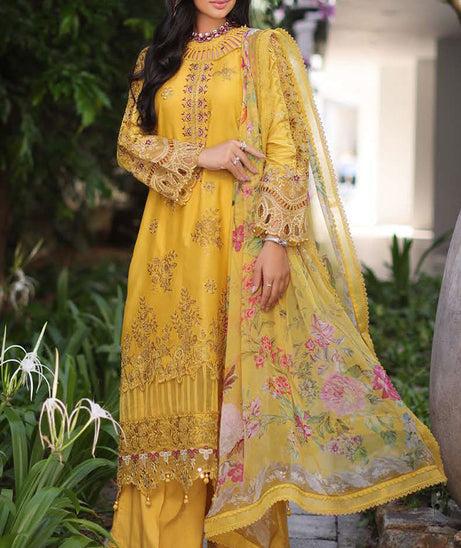 Noor By Saadia Asad Luxury Chikankari Lawn'24 D#8-B