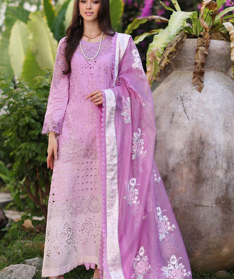 Noor By Saadia Asad Luxury Chikankari Lawn'24 D#9-A