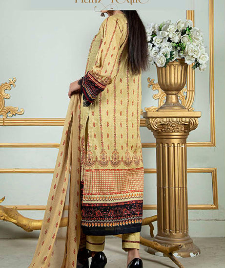 Noor E/Zari Lawn C/Dupatta'23 D#51 (Mustard)