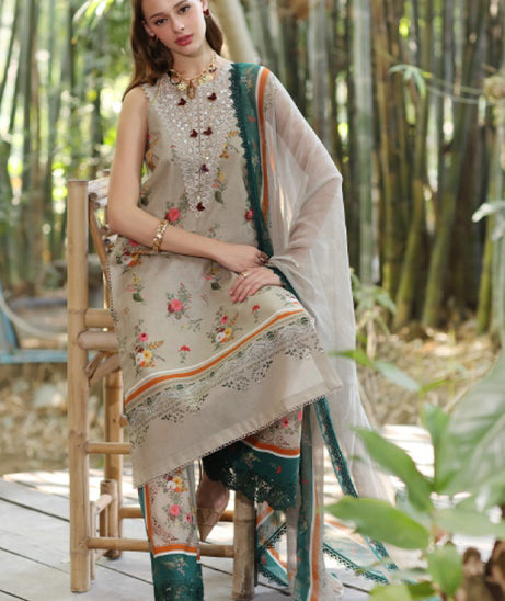 Noor Eid Luxe Printed Kari By Saadia Asad'25 D#4A