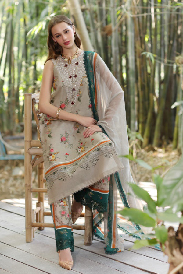 Noor Eid Luxe Printed Kari By Saadia Asad'25 D#4A
