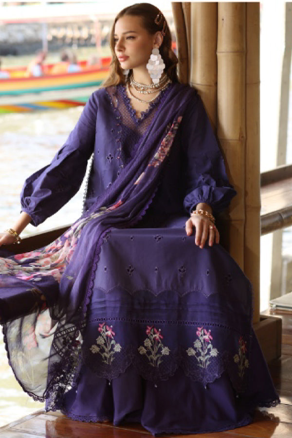 Noor Eid Luxe Printed Kari By Saadia Asad'25 D#7B