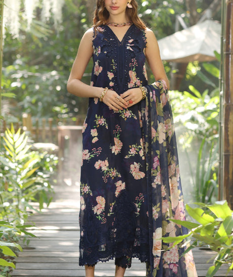 Noor Eid Luxe Printed Kari By Saadia Asad'25 D#8B