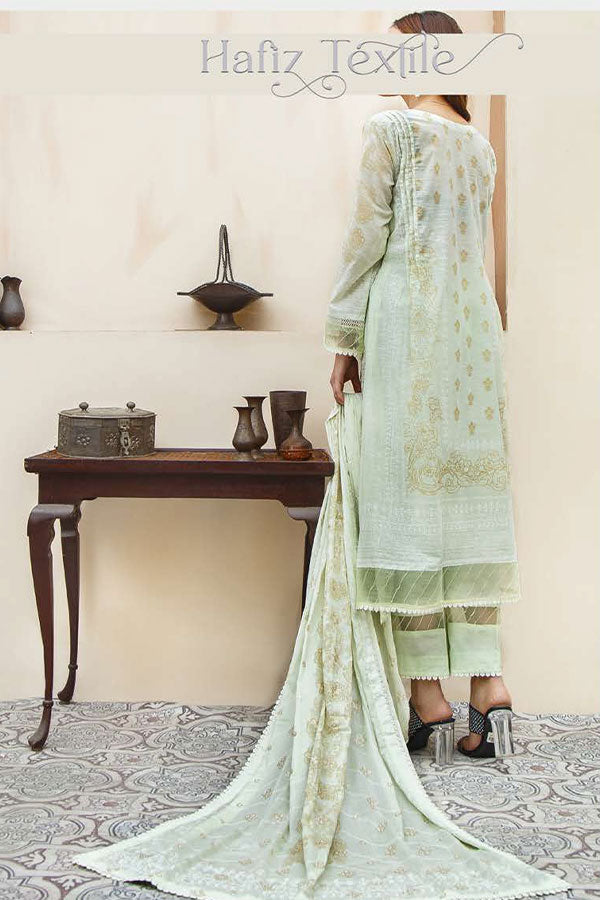 Noor Emb Lawn L/Dupatta'23 D#3 (L Pista)