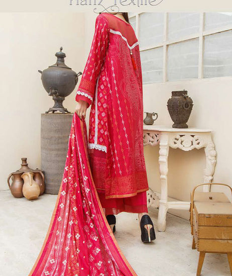 Noor Emb Lawn L/Dupatta'23 D#5 (Sh Pink)