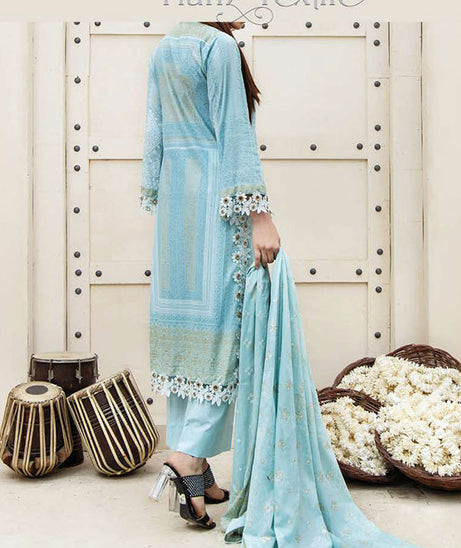 Noor Emb Lawn L/Dupatta'23 D#6 (L Ferozi)
