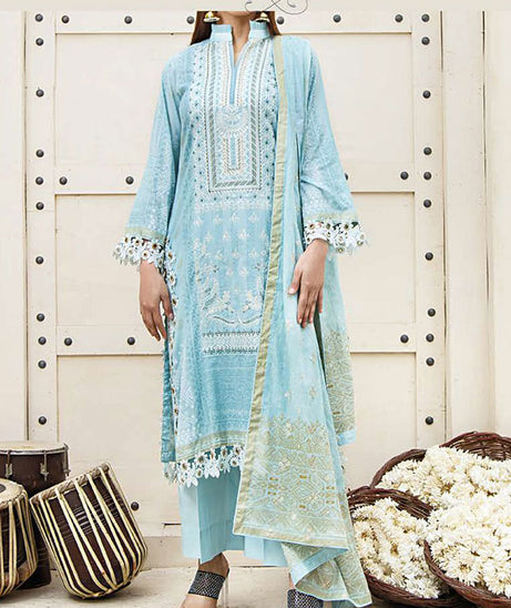 Noor Emb Lawn L/Dupatta'23 D#6 (L Ferozi)