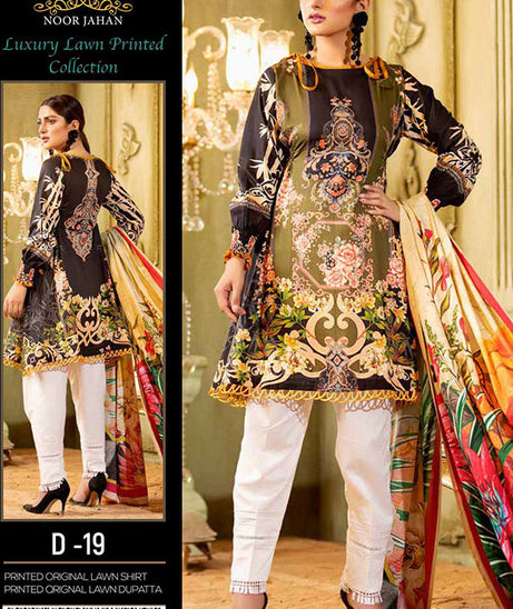 Noor Jahan Luxury Lawn`22 (Vol-2) D#19