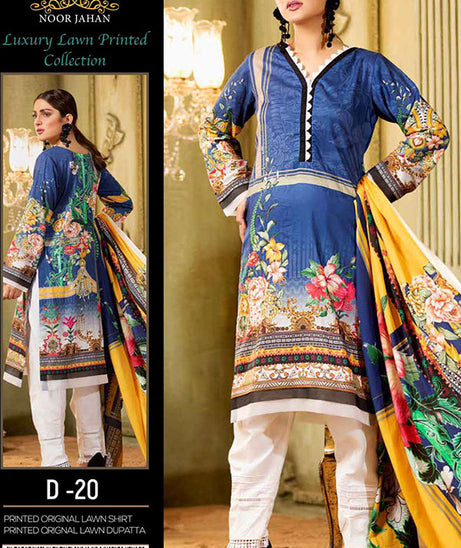 Noor Jahan Luxury Lawn`22 (Vol-2) D#20