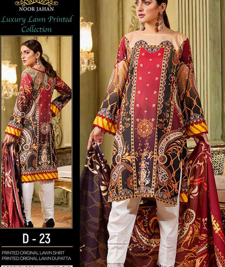 Noor Jahan Luxury Lawn`22 (Vol-2) D#23