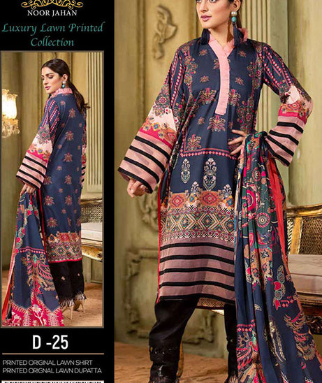 Noor Jahan Luxury Lawn`22 (Vol-2) D#25