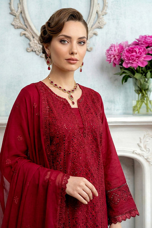 Noor Jahan Noor-E-Nazar Lawn`26 D#01 (Magenda)