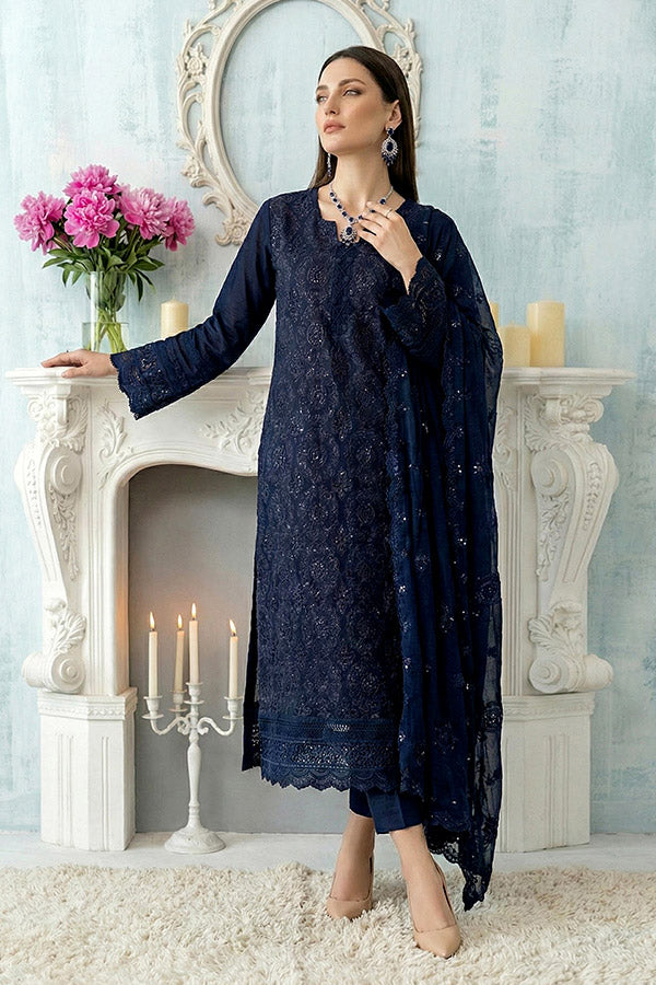 Noor Jahan Noor-E-Nazar Lawn`26 D#01 (N-BLUE)