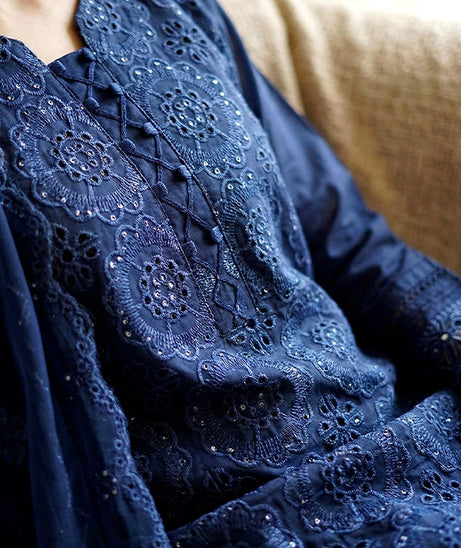 Noor Jahan Noor-E-Nazar Lawn`26 D#01 (N-BLUE)