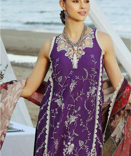 Noor By Saadia Asad Luxury Chikenkari Lawn`23 D#10-A