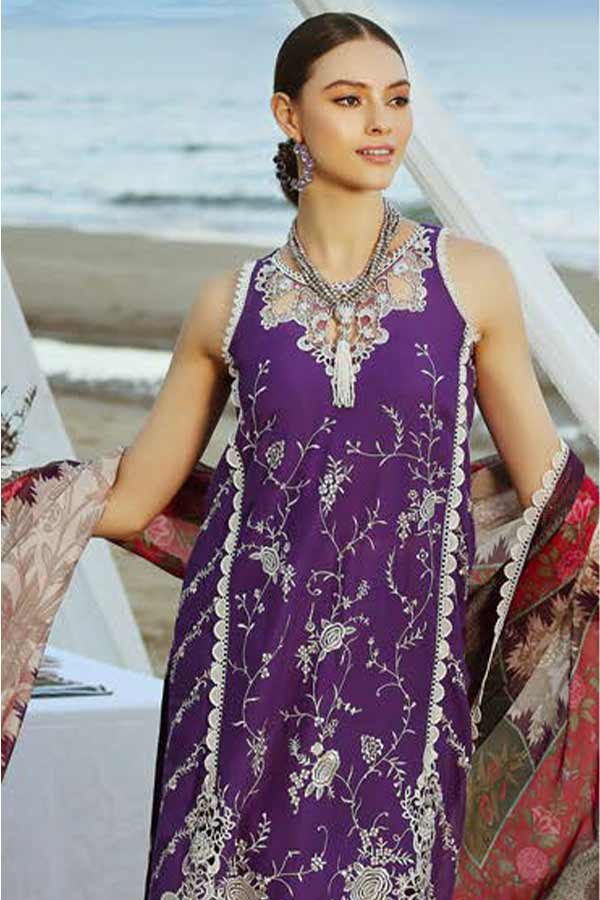 Noor By Saadia Asad Luxury Chikenkari Lawn`23 D#10-A