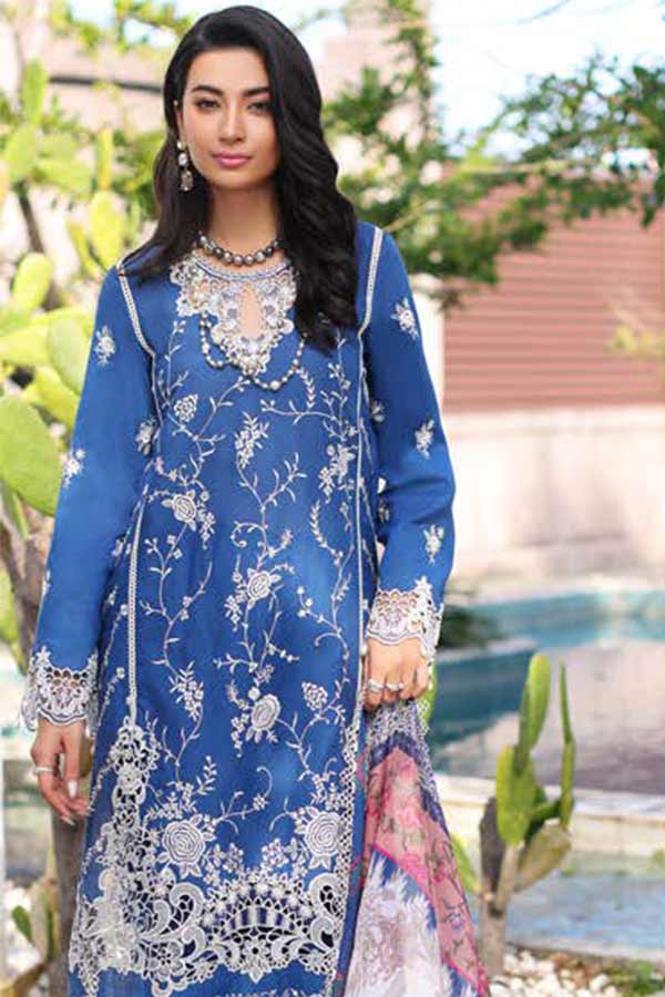 Noor By Saadia Asad Luxury Chikenkari Lawn`23 D#10-B