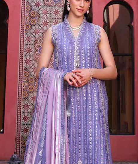 Noor By Saadia Asad Luxury Chikenkari Lawn`23 D#11-A