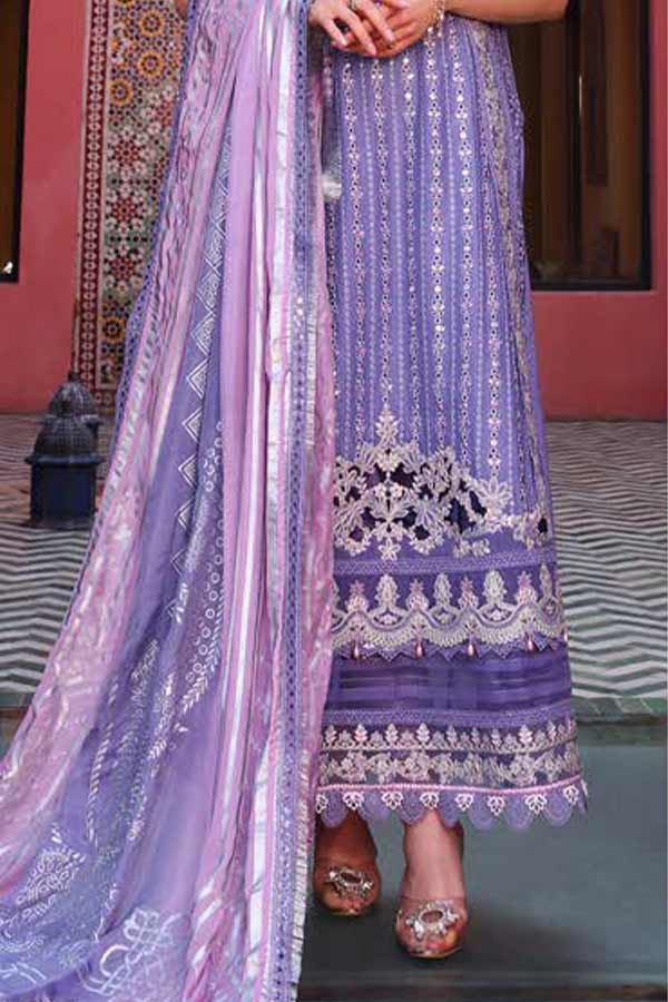 Noor By Saadia Asad Luxury Chikenkari Lawn`23 D#11-A