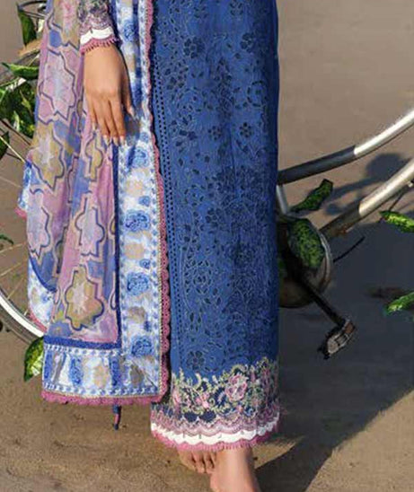 Noor By Saadia Asad Luxury Chikenkari Lawn`23 D#12-B