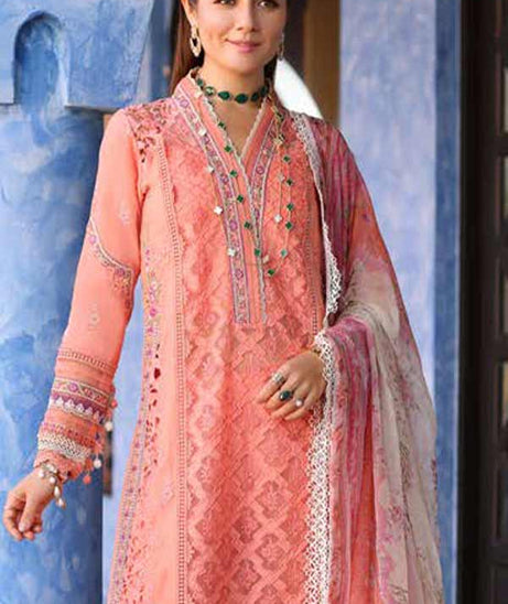 Noor By Saadia Asad Luxury Chikenkari Lawn`23 D#02-A