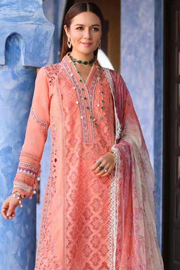 Noor By Saadia Asad Luxury Chikenkari Lawn`23 D#02-A