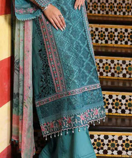 Noor By Saadia Asad Luxury Chikenkari Lawn`23 D#02-B