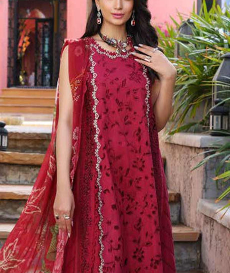 Noor By Saadia Asad Luxury Chikenkari Lawn`23 D#03-A