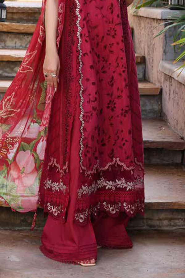Noor By Saadia Asad Luxury Chikenkari Lawn`23 D#03-A