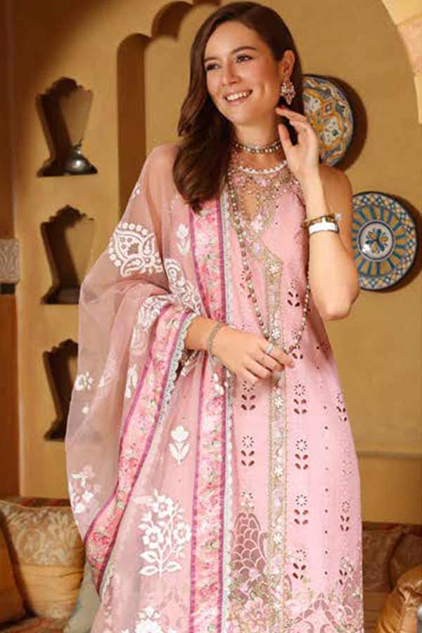 Noor By Saadia Asad Luxury Chikenkari Lawn`23 D#05-A