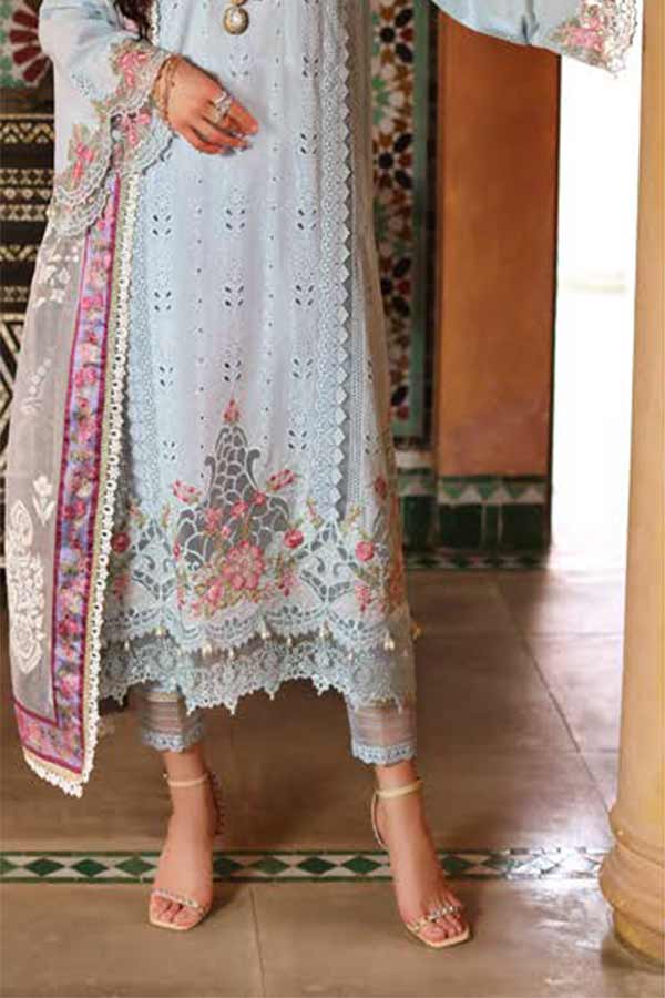 Noor By Saadia Asad Luxury Chikenkari Lawn`23 D#05-B
