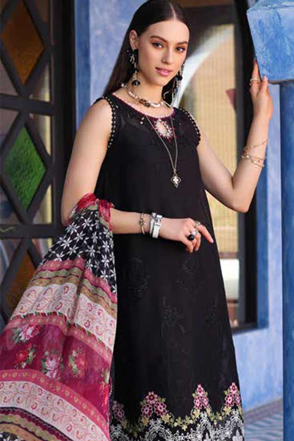 Noor By Saadia Asad Luxury Chikenkari Lawn`23 D#06-A