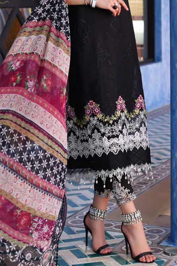 Noor By Saadia Asad Luxury Chikenkari Lawn`23 D#06-A