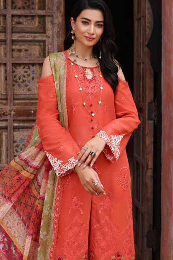 Noor By Saadia Asad Luxury Chikenkari Lawn`23 D#06-B