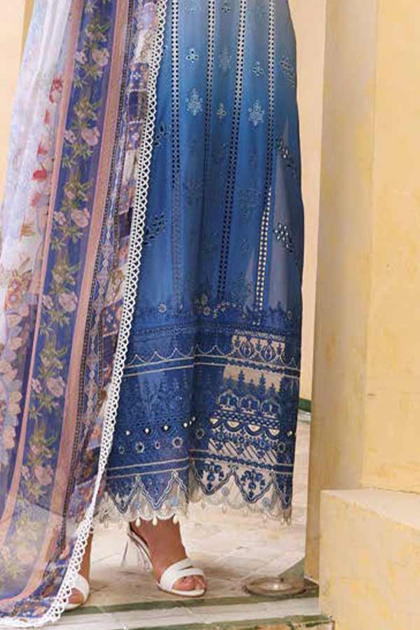 Noor By Saadia Asad Luxury Chikenkari Lawn`23 D#07-B