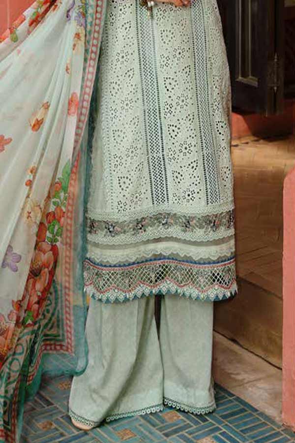 Noor By Saadia Asad Luxury Chikenkari Lawn`23 D#08-A