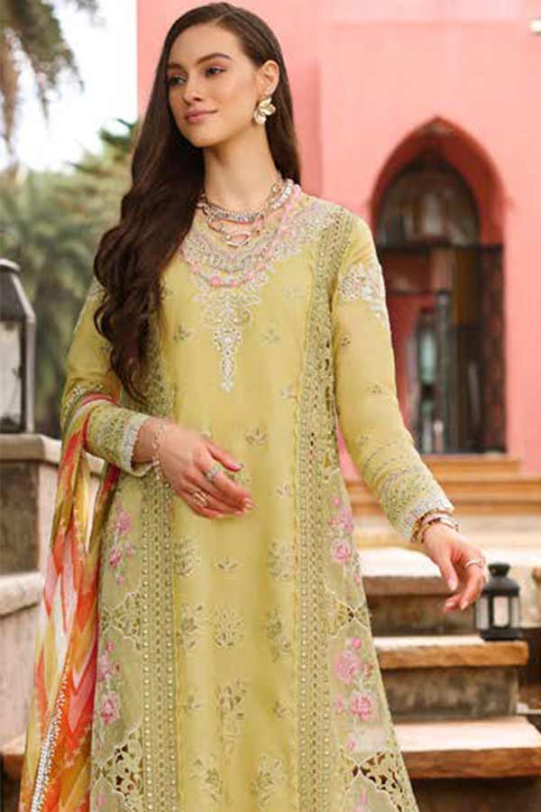 Noor By Saadia Asad Luxury Chikenkari Lawn`23 D#09-A