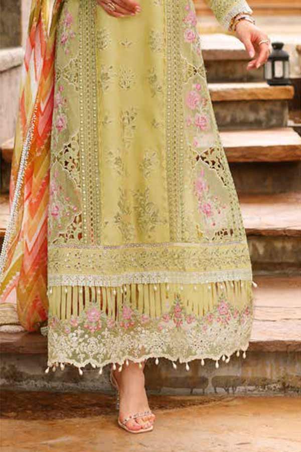 Noor By Saadia Asad Luxury Chikenkari Lawn`23 D#09-A