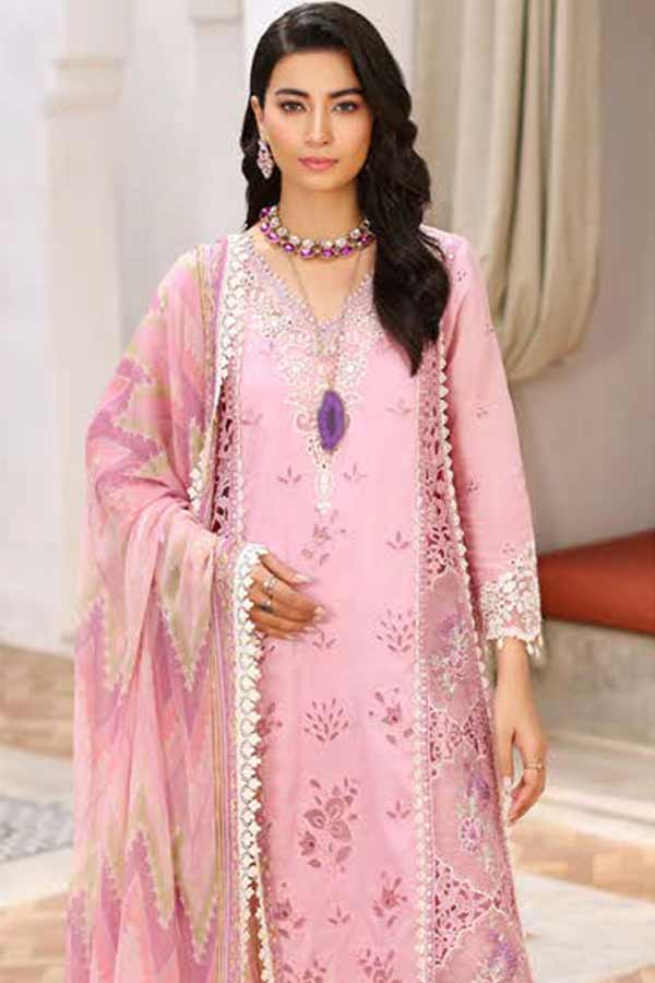 Noor By Saadia Asad Luxury Chikenkari Lawn`23 D#09-B