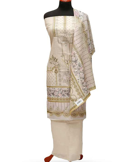Noor Print Lawn`22 D#21 (Vol-2) Fawn